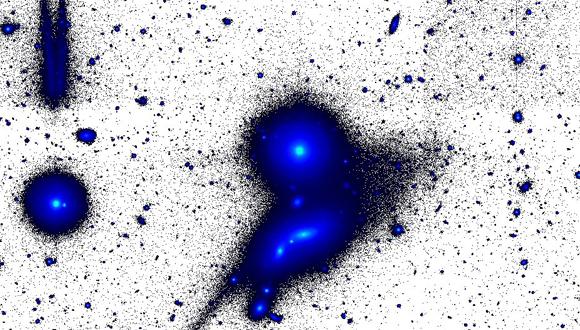 'אקשן' בשמים: אסטרונומים במצפה הכוכבים וייז של אוניברסיטת תל אביב במצפה רמון גילו עדויות ל'טרף' של גלקסיה בידי שכנותיה